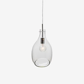 Carling Pendant Light - Clear / Silver