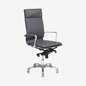 Carlo Office Chair - Grey / Silver