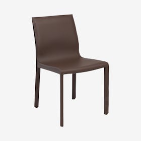 Colter Leather Dining Chair - Mink