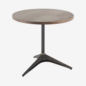 Compass Bistro Table - Smoked / Black