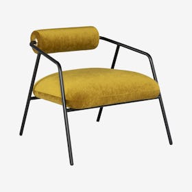 Cyrus Occasional Chair - Gold / Black