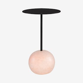 Aldo Side Table - Black / Flamingo Terrazzo