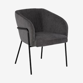 Estella Dining Chair - Cement / Black