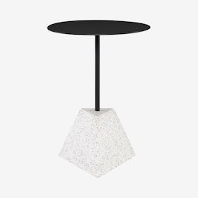 Alma Side Table - Black / Confetti Terrazzo