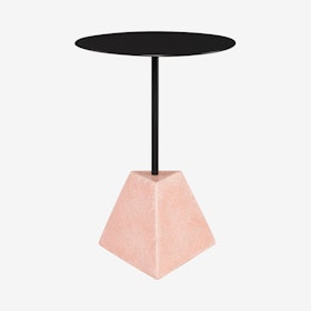 Alma Side Table - Black / Flamingo Terrazzo
