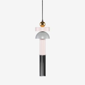 Flora Pendant Light - Blush / Gold