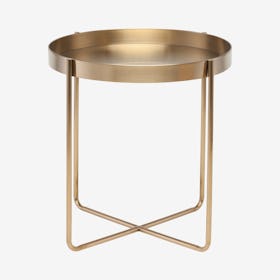 Gaultier Side Table - Gold