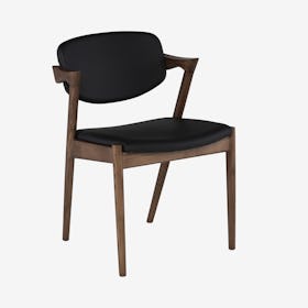 Kalli Dining Chair - Black / Walnut