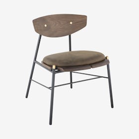 Kink Dining Chair - Smoked / Jin Green