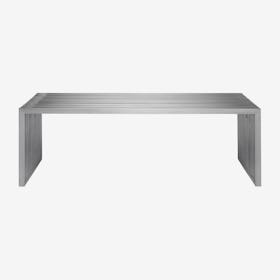 Amici Occasional Bench - Silver