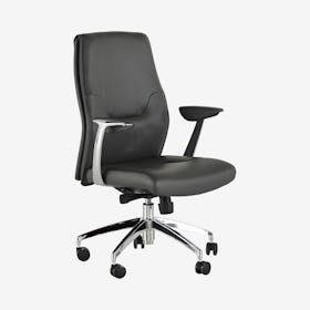 Klause Office Chair - Grey / Silver