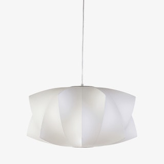 Lex Pendant Light - White / Silver