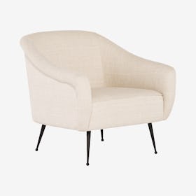 Lucie Occasional Chair - Sand / Black