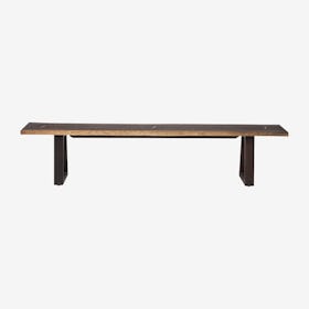 Napa Dining Bench - Seared