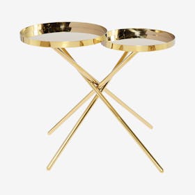 Olivia Side Table - Gold