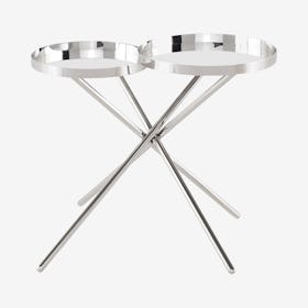 Olivia Side Table - Silver