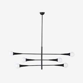 Orion 6-Light Pendant Light - Black