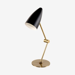 Phillipe Table Lamp - Black / Antique Brass