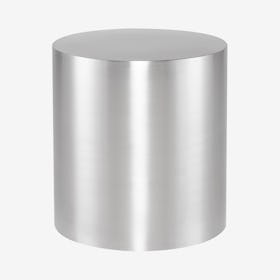 Piston Side Table - Silver