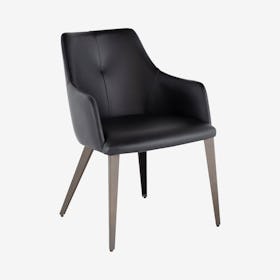 Renee Dining Chair - Black / Bronze