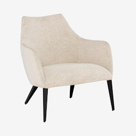 Renee Occasional Chair - Shell / Black