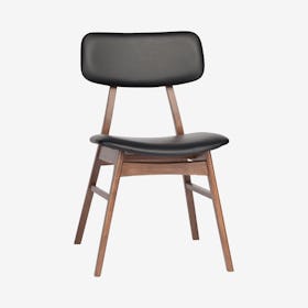 Scott Dining Chair - Black / Walnut