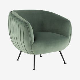 Sofia Occasional Chair - Moss / Black