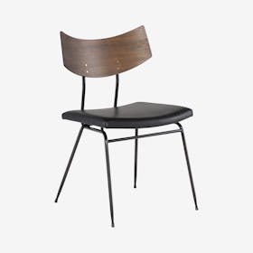 Soli Leather Dining Chair - Black