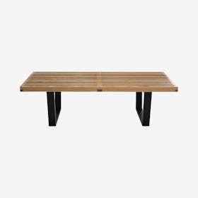 Tao Occasional Bench - Raw Ash / Black