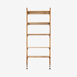 Theo 5-Shelf Modular Shelving - Hard Fumed / Black
