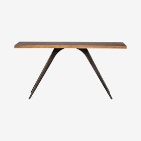 Vega Console Table - Seared / Black