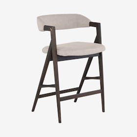 Anita Counter Stool - Beige / Seared