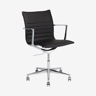 Antonio Office Chair - Black / Silver