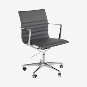 Antonio Office Chair - Grey / Silver