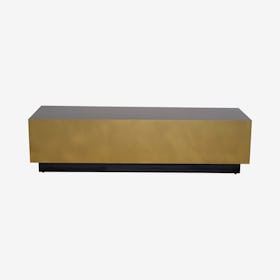 Asher Coffee Table - Gold / Black