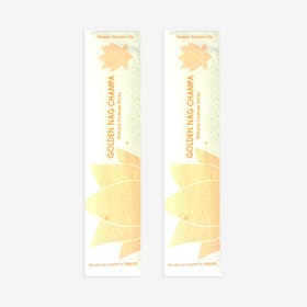Incense Sticks - Golden Nag Champa - Set of 2