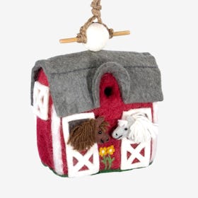 Country Stable Birdhouse