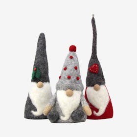 Holiday Gnomes - Set of 3