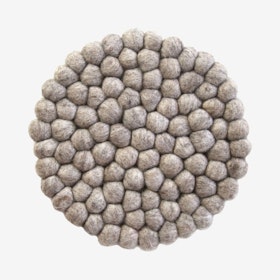 Round Ball Trivet - Light Gray