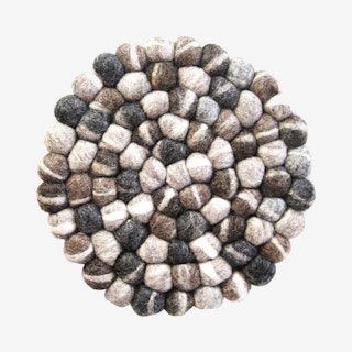 Round Ball Trivet - Dye Gray