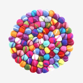 Round Ball Trivet - Rainbow