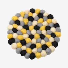 Round Ball Trivet - Mustard
