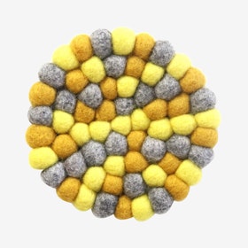 Round Ball Trivet - Yellow