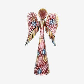 Standing Angel Sculpture - Pink