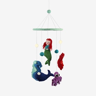 Mermaid and Sealife Baby Mobile