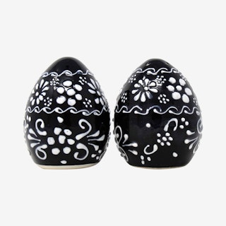 Salt and Pepper Shakers - Ink - Set of 2