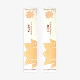 Incense Sticks - Amber - Set of 2