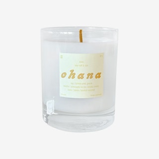 Ohana Jar Candle - Lemon Peel / Vanilla / Coconut