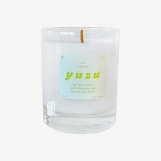 Yuzu Jar Candle - Rose / Eucalyptus