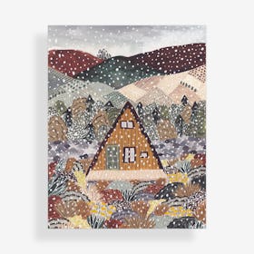 Art Puzzle - Snow Cabin - 450 Pieces